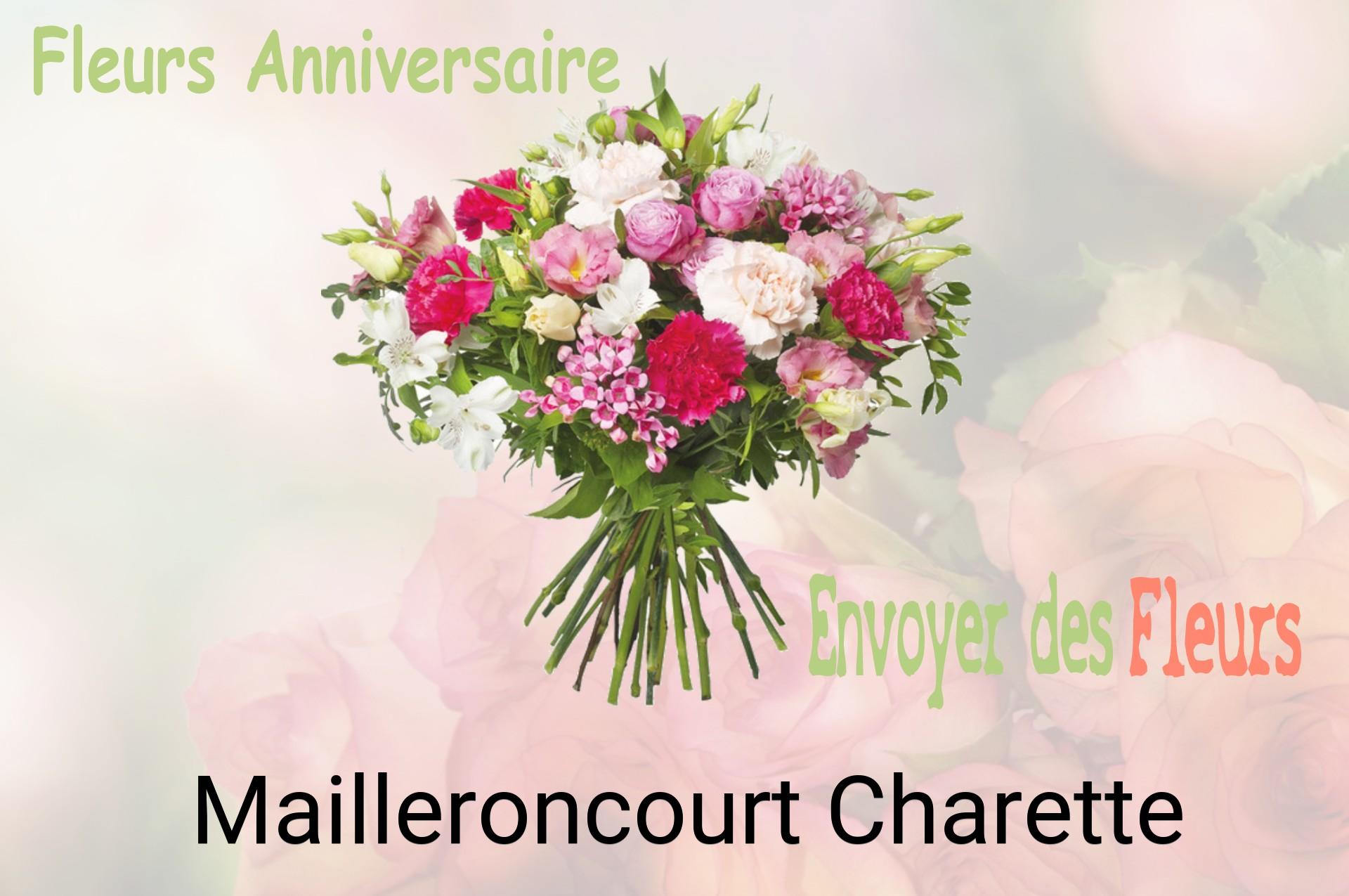 Bouquet de fleurs d’anniversaire livré à Mailleroncourt-Charette