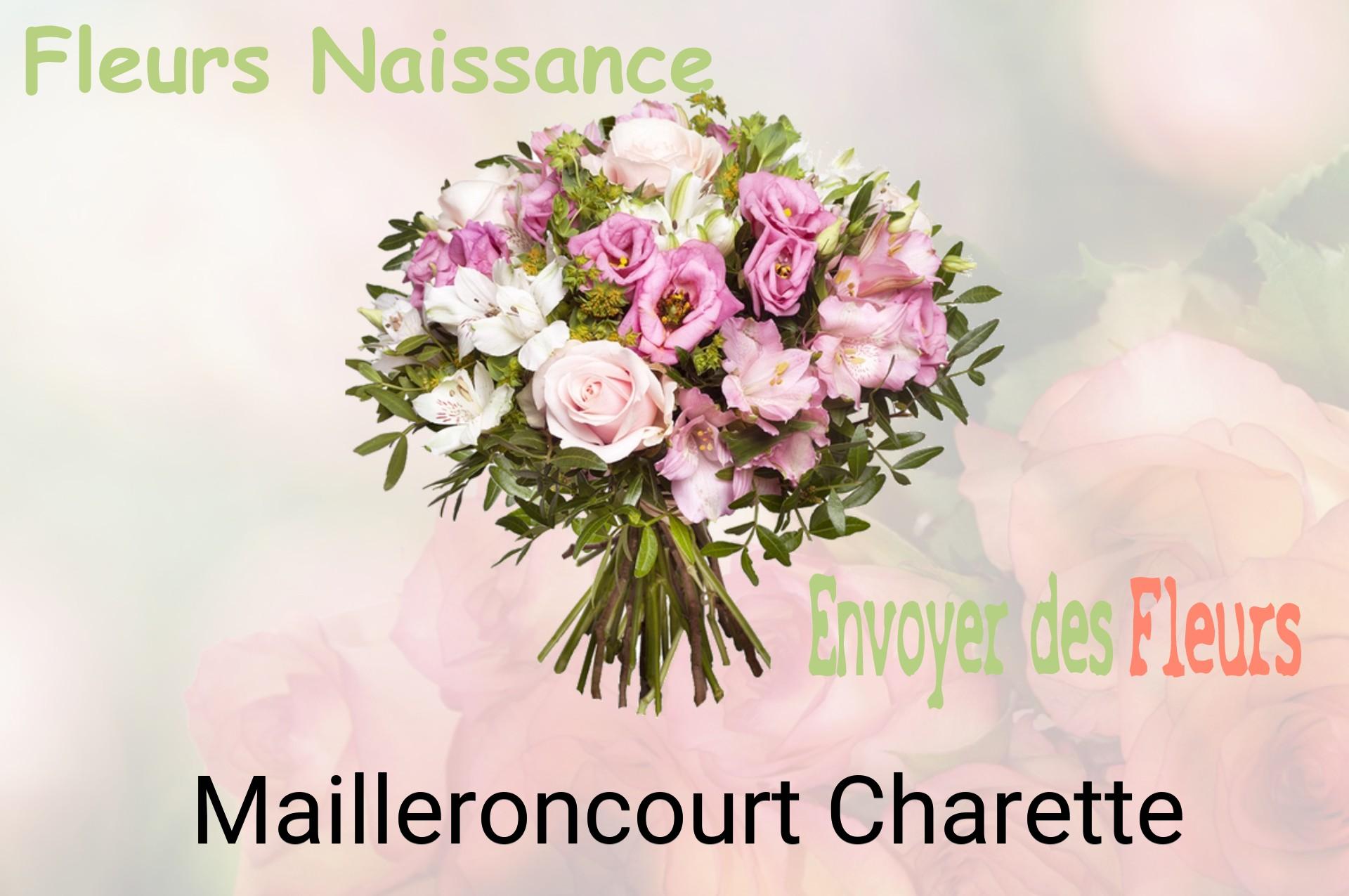 Bouquet de fleurs de naissance livré à Mailleroncourt-Charette